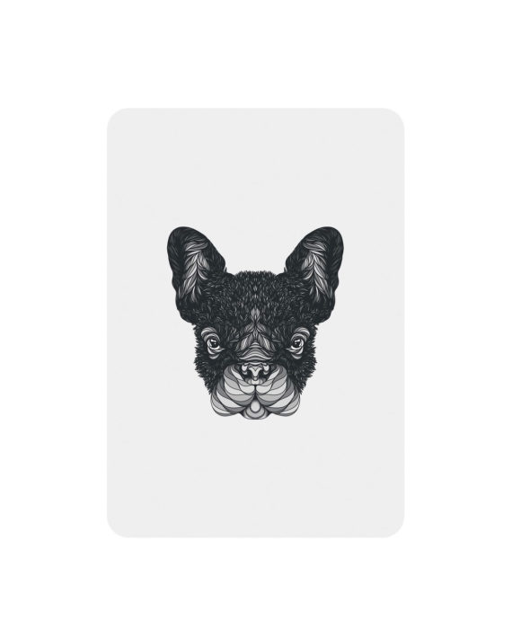 Fransk Bulldog illustration/litografi fra FIFI + PASCALE via Pupenhagen